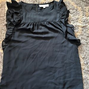 Black sleeveless shirt from LOFT